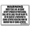 Signmission 18 in Height, Aluminum, 18" x 12", WS-A-1218-Texas WS-A-1218-Texas
